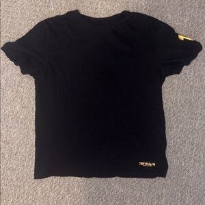 True Religion Metallic Gold Logo T-Shirt